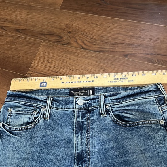 Abercrombie & Fitch Jeans Y2K Signature Stretch Athletic Straight W33 L28 1/2 - Picture 9 of 13